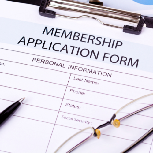 Paper membership form