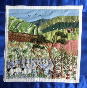 Embroidered picture