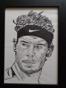 Rafa Nadal by Philip Jeffery